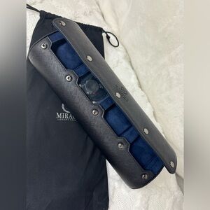 M Mirage Luxury Travel Showcase Organizer for 6 Watches -